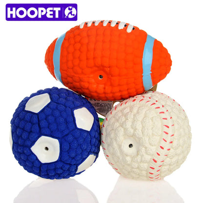 HOOPET Kleine Squeaky Kauwspeelballen