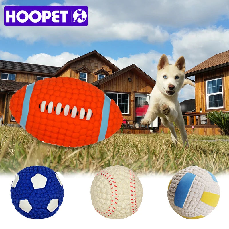 HOOPET Kleine Squeaky Kauwspeelballen