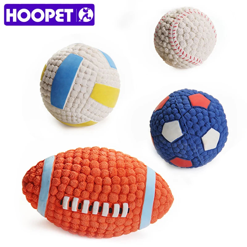 HOOPET Kleine Squeaky Kauwspeelballen