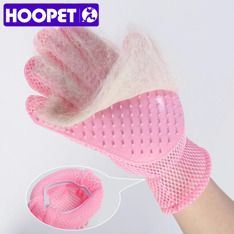 HOOPET Brush Glove voor Haarverzorging en Verwijdering