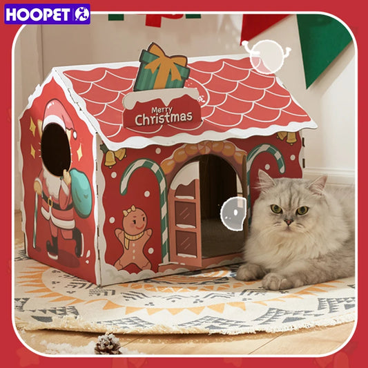 HOOPET Christmas Cat House